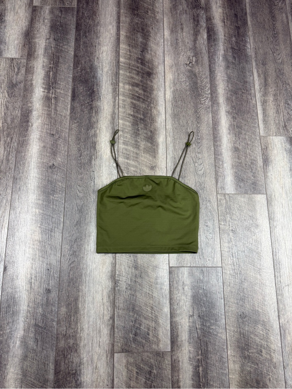 Adidas Olive Crop Top - Picture 2 of 13